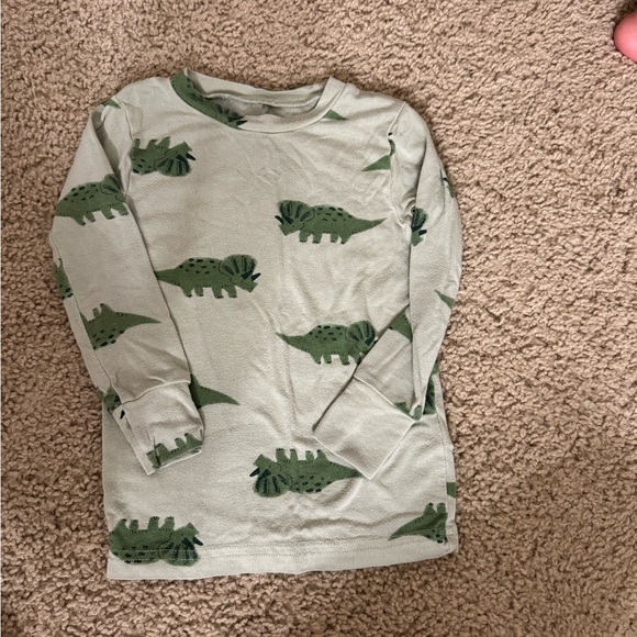 Carter's Other - Carter's Green Dinosaur PJ set